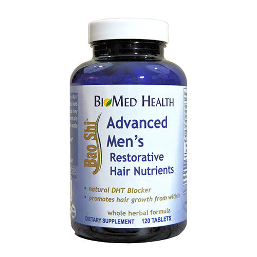 BioMed Health Advanced Mens Bao Shi Restorative Hair Nutrient Tablets, 120 ea